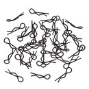 1/10 1/12 RC Rock Crawlers Bodyshell Clips Pins 50x for Redcat HSP HPI 7.0mm