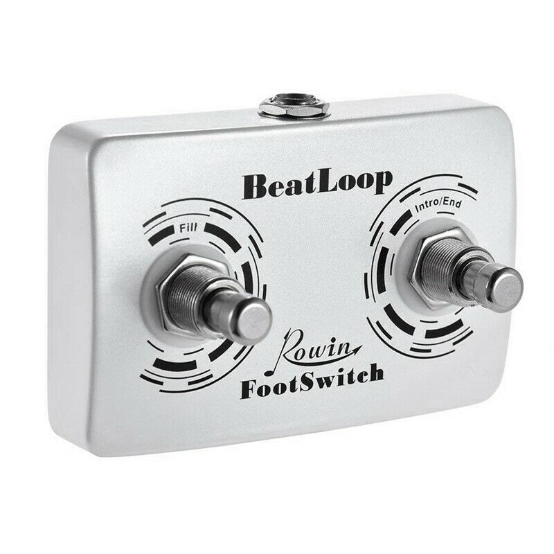 Rowin Dual Footswitch Foot Switch Pedal for Rowin BEAT LOOP Recording Effec