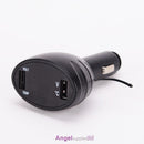 3in1 Car Digital LED Thermometer Dual USB Charger Cigarette Voltmeter 12V/24V