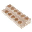 2 Tiers Essential Oil Wooden Storage Case Box - Holds 11 Regular and Roller