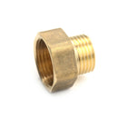1/2PT Male to 3/4PT Female Thread Brass Hose Pipe Hex Bushing Reducer Fittin lj