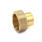 1/2PT Male to 3/4PT Female Thread Brass Hose Pipe Hex Bushing Reducer Fittin lj