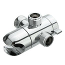 3 Way Shower Diverter Valve 1/2 inch BSP T-adapter Connector Hand Shower Br I5T8