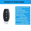 Wireless Switch Kit with 1 Remote 1 Push Button Panel & 1 Receiver No App N