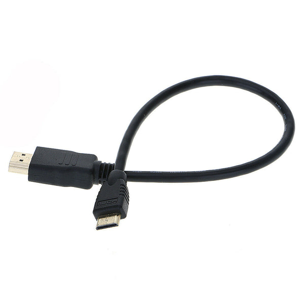 12.4'' HDMI to Mini HDMI Type-C Video Cable Connector Adapt for TV HDTV HD 1080p