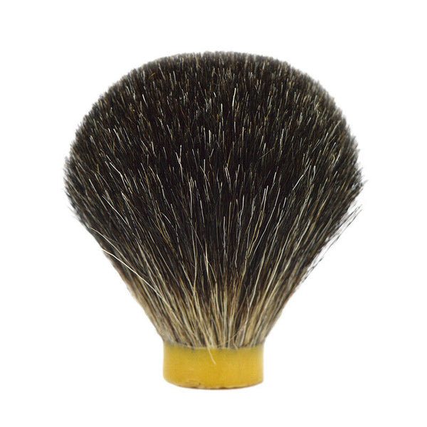 Black Mane Shaving Brush Knot for Diy Shaving Handle Size 22/65Mm Hu Brush  C9B3