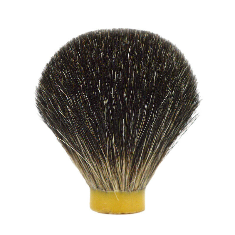 Black Mane Shaving Brush Knot for Diy Shaving Handle Size 22/65Mm Hu Brush  C9B3