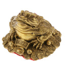 3 Legged Wealth Money Frog Toad Lucky Fortune Feng Shui Ornaments Gift S