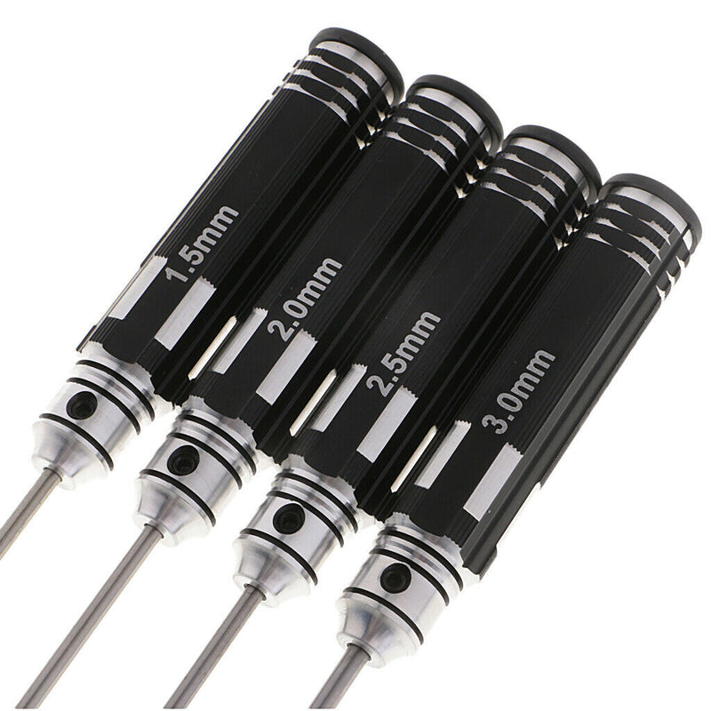 4PCS RC Repair Tools Head Hex Screw Drivers 1.5/2.0/2.5/3.0mm Kit for RC Car