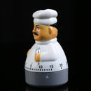 Multifunctional Practical Kitchen Timer Alarm Clock Cartoon Chef Design Hom W4Z7
