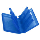 28 in 1 Protective Game SD TF Card Storage Case Box for Nintendo 3DS Blue
