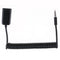 3.5mm Male Plug Jack to USB 2.0 Female Audio Cable Wire Car AUX Spring Cable YS