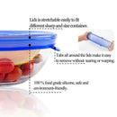 12 PCS Durable Silicone Stretch lid - Expandable Food Cover for Bowel, Can,