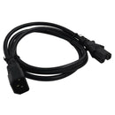 2x IEC320 C14 Male To C15 Female C14-C15-Cable Power Cord UPS Server Kit
