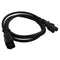 2x IEC320 C14 Male To C15 Female C14-C15-Cable Power Cord UPS Server Kit