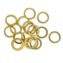 15mm Brass Split Ring Chain Part for Connecting Lobster Clasp, Charms, Links and
