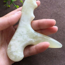 Natural Jade Acupressure Hand Massager SPA Self Massager Tool