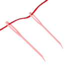 2pcs Bent Yarn Knitting Needles Big Eye Sewing Needles Tapestry Darning Nee JR