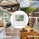 Digital Indoor Hygrometer Thermometer With Time Display,Accurate Temperatur A2B5