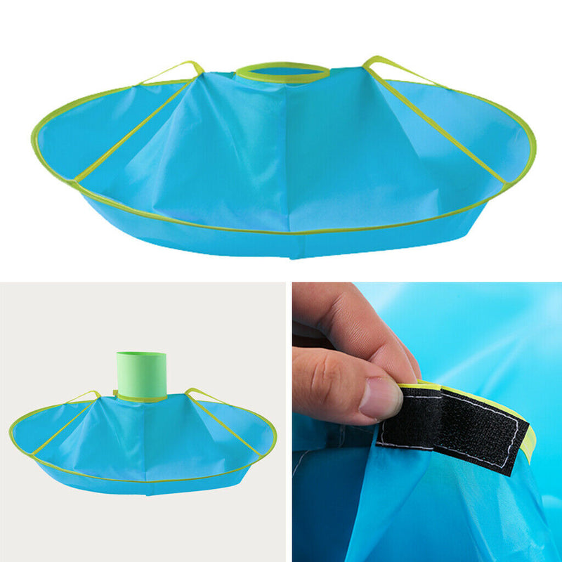 Baby Hair Capes Umbrella Catcher Styling Haircut Gown Salon Barbers Blue