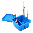 Artist Brush Basin, Multifunction Paint Brush Tub with Brush Holder W8C5