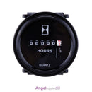 12v 24v 36v Hour Meter for Marine Boat Engine  2" Round Waterproof Gauge