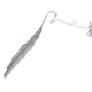 1X Luminous Night Owl Bookmark Label Read Maker Feather Book Mark Stationery  Gw
