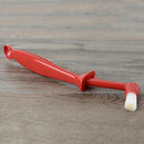 Double Head Anti-Scald Handle Coffee Machine Cleaning Brush Spoon Cleaner F