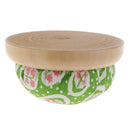 Green Wood Sewing Needle Pin Cushion For DIY Sewing Craft