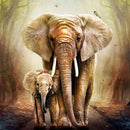 4 Pack Elephant Horse DIY 5D Diamond Painting Kits Full Drill Cross Stitch Decor