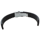 Watchband, bracelet, silicone, rubber, folding clasp, water-resistant, 18mm R1W8