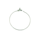 40pcs Large Metal Earrings Round Hoop / Hoops Bling Big Circle Dangle Women