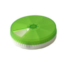 7 Day Weekly Tablet Pill Organizer Medicine Box Case Holder Container Round Cy