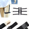 2 Pcs Men Shirt Stays Belt Non-slip Locking Clips  Keep Shirt Tucked Leg Str_