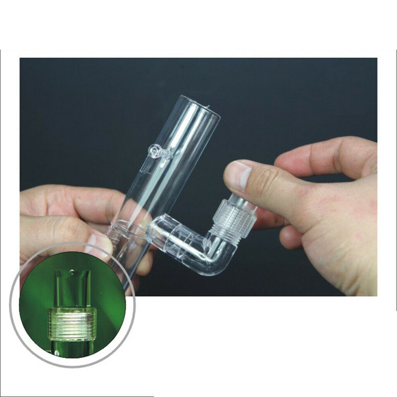 Aquarium Plant Grass Tank Plastic Surface Oil Skimmer Inflow Outflow Tube