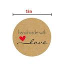 500pcs DIY Handmade Thank you Love Stickers Seals Decals Scrapbook Crafts C F2C8