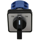 AC660V 25A 2-Pole 3-Position Momentary Plastic Rotary Changeover Switch F9F9