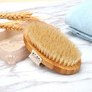 Body Bath Brush Wooden Natural Bristles Massage Shower Spa Shower Brushes A