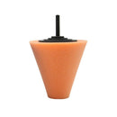 1X(3Pcs Cone Shaped Sponge Foam Pad Polishing Wax Polishing Pad Tool For Ca