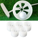 5 Pieces Durable Golf Cups Golf Indoor and Outdoor Putting Dia. 10.7cm