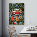 Diamond Painting Truck Birds Full Round Wall Art Picture DIY Set 30x40cm