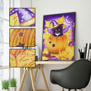 5D DIY Special Shaped Diamond Painting Pumpkin Cat Cross Stitch Mosaic Kits