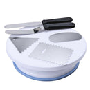 Multi-function Cake Turntable Stand Decorating Kit Set Pastry Tools 27.5cm