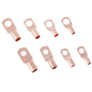 140pc Car Copper Ring Lug Terminal Heat Shrink Wire Tubing Cable Connectors Ki3C