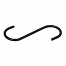 1 x 3" S-Shape Metal Hook---Black