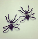 2pc Fashion Jewelry Cool Black Spider Ear Stud Earrings Cuff Gift for Women Girl