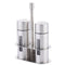 1 Set Spice Pepper Shakers Sugar Salt Condiment Tins Oil Bottle Stainless S L5D2