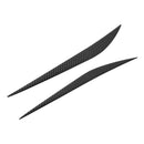 Front Carbon Fiber Headlight Eyebrows Eyelid Cover Protector Fit for  F30