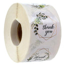Greenery Frames Thank You Stickers / 4 Alternating Designs / 500 Thank You  M5R7