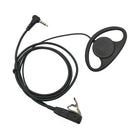 D-Shape Earpiece Headset PTT MIC for YAESU Vertex VX-1R 5R VX-110 VX-298 Radio